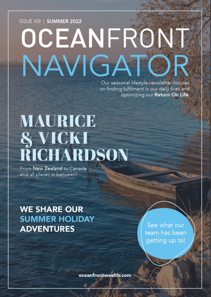 Cover of Oceanfront Navigator Summer 2022 magazine by Oceanfront Wealth in Lafayette, Louisiana