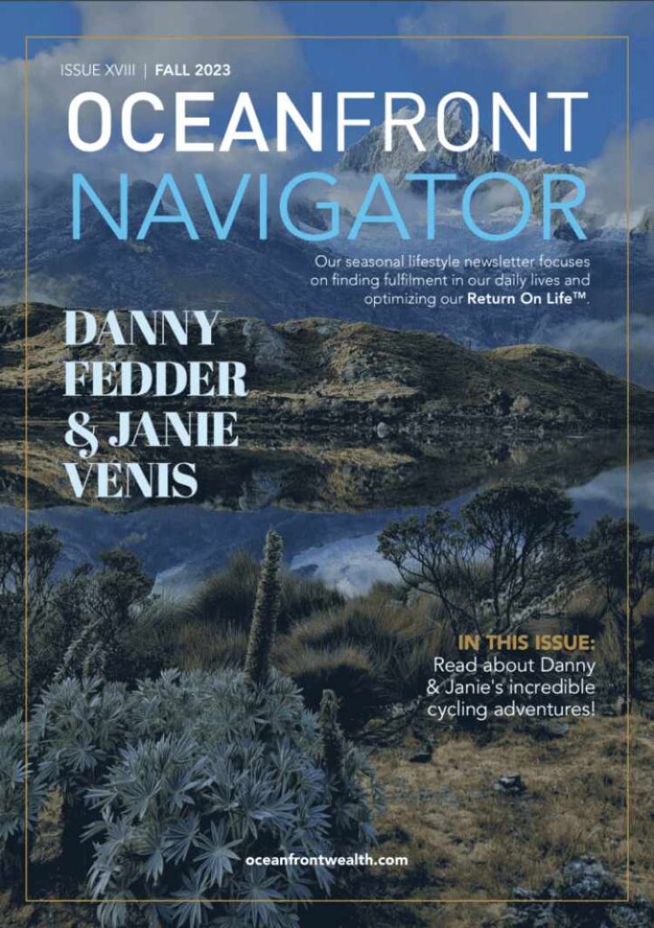 Newsletter cover featuring Danny and Janie in Lafayette, Louisiana